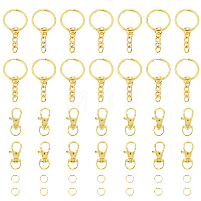 30Pcs Iron Split Key Rings FIND-TA0011-16-1