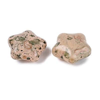 Picasso Opaque Glass Beads SEED-N012-08H-1