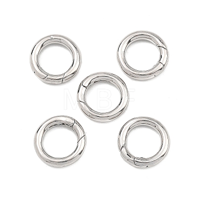 SHEGRACE Brass Spring Gate Rings XGRQ58053-763P-1