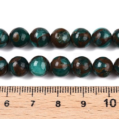 Natural Chalcedony Beads Strands G-S333-8mm-014F-1