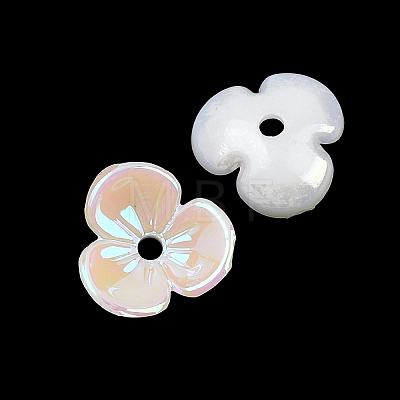 UV Plating Opaque Acrylic Bead Cap OACR-K001-44A-1