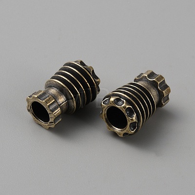 Brass EDC European Beads KK-WH0081-63AB-1