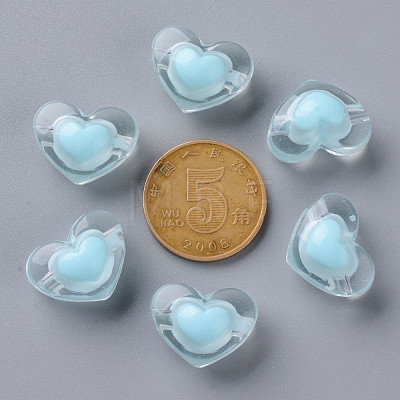 Transparent Acrylic Beads TACR-S152-08A-10-1
