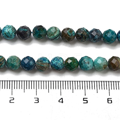 Natural Chrysocolla Beads Strands G-G927-15C-1