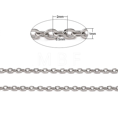 304 Stainless Steel Cable Chains CHS-K002-33-1