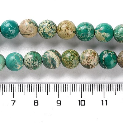 Dyed Natural Regalite/Imperial Jasper/Sea Sediment Jasper Beads Strands G-B124-C01-10-1