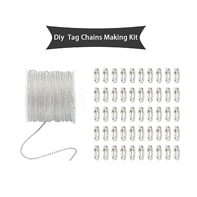 DIY Tag Chains Making Kit DIY-YW0005-91S-1