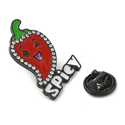 Spicy Hot Chili Pepper Alloy Enamel Pins JEWB-U009-09D-1