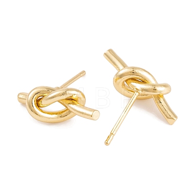 Rack Plating Brass Earrings EJEW-S219-02G-1