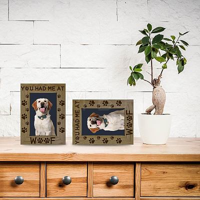 Natural Wood Photo Frames AJEW-WH0292-060-1