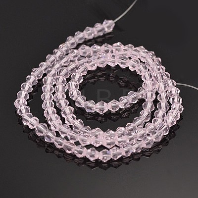 Bicone Glass Beads Strands LS-EGLA-P016-4mm-13-1