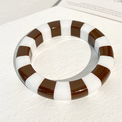 Resin Bangles BJEW-H600-58B-08-1