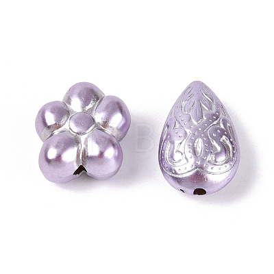 Pearlized Opaque Acrylic Beads OACR-T029-04D-1