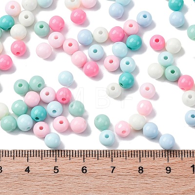 Opaque Acrylic Beads SACR-Q004-01E-1