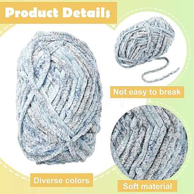 Soft Crocheting Polyester Yarn YCOR-FZC0001-01F-1