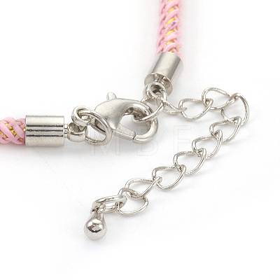 Adjustable Nylon Cord Bracelet Making MAK-F026-B06-P-1