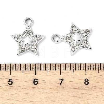 Alloy Crystal Rhinestone Pendants ALRI-T012-05B-P-1