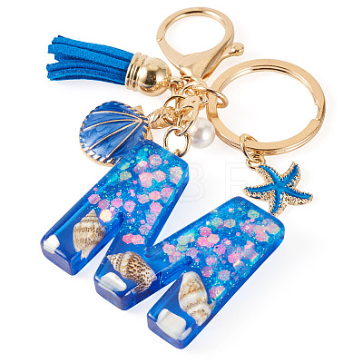 Star Resin & Shell Keychains KEYC-TAC00087-01M-1