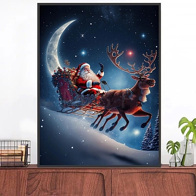 Christmas Reindeer DIY Diamond Painting Kit PW-WGFD89A-07-1