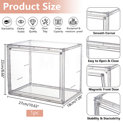 Plastic Minifigures Display Case ODIS-WH00430-82A-1