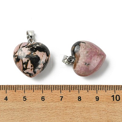 Natural Rhodonite Pendants G-F820-10A-26-1