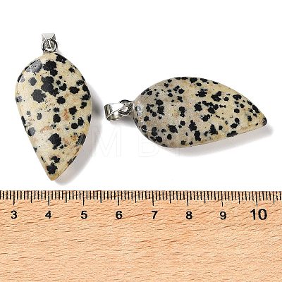 Natural Dalmatian Jasper Pendants GG-CBACB71-05P-04-1
