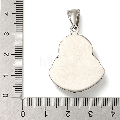 316 Surgical Stainless Steel Pendants STAS-Z073-105AS-1