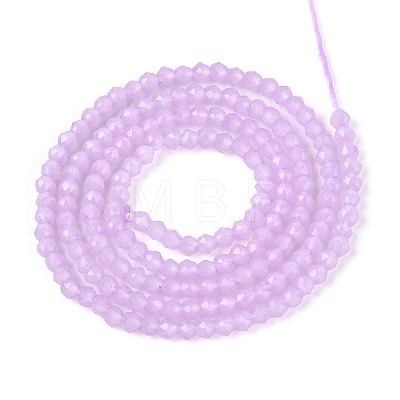Imitation Jade Glass Beads Strands GLAA-T028-2mm-11D-1