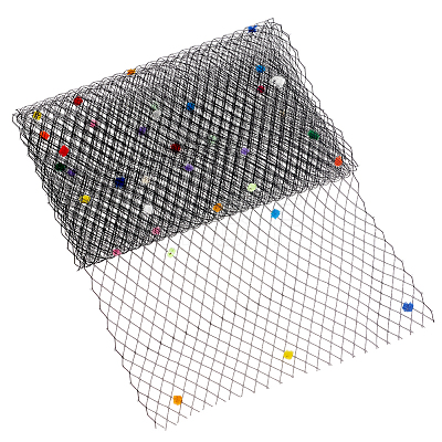Polyester Mesh Fabric OCOR-WH0100-03A-1