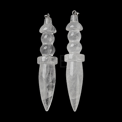 Natural & Synthetic Mixed Gemstone Big Pendants G-H338-03P-1