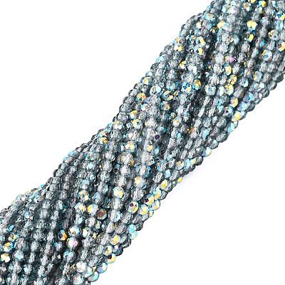 Transparent Glass Beads Strands EGLA-N028-01A-A01-1