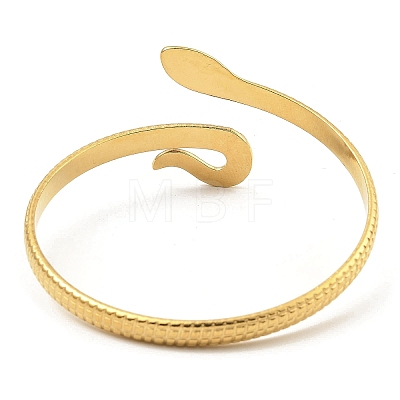 304 Stainless Steel Cuff Bangles BJEW-P302-03G-1