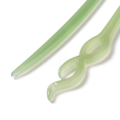 Opaque Acrylic Hair Sticks OHAR-C011-03E-1