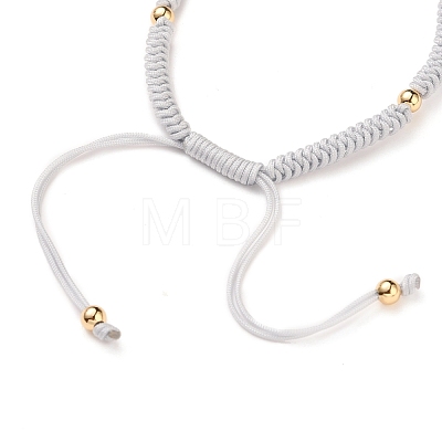 Braided Nylon Cord Bracelet Making AJEW-JB00764-04-1