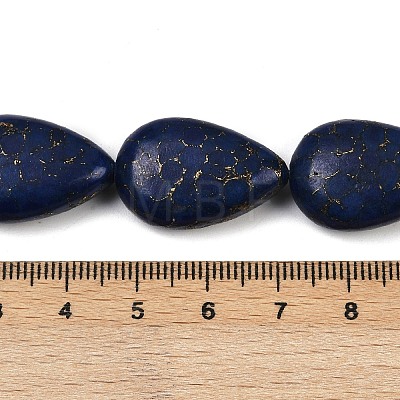 Synthetic Howlite Imitation Lapis Lazuli Beads Strands G-S393-14A-18x25-1