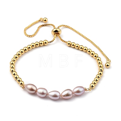 Natural Cultured Freshwater Pearl Beads Jewelry Set SJEW-JS01126-01-1