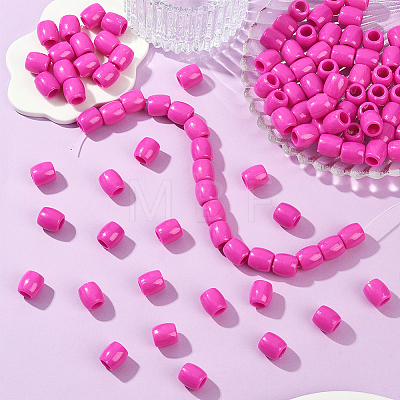 120Pcs Opaque Resin Beads FIND-SC0019-26B-1