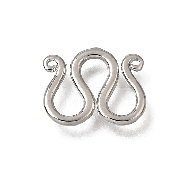 Brass M-Hook Clasps LS-KK-CBA0DF0-14B-P-1