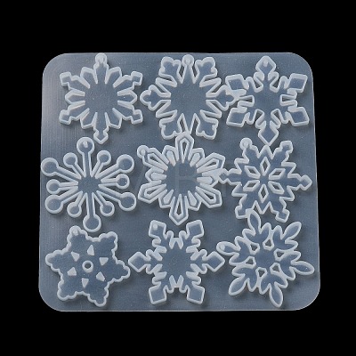 Snowflake DIY Pendant Silicone Molds DIY-G100-01D-1
