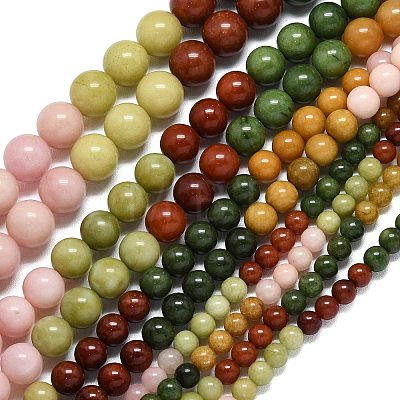 Natural Malaysia Jade Beads Strands G-B165-C07-12mm-1
