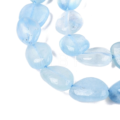 Natural Aquamarine Beads Strands X-G-R445-8x10-36-1