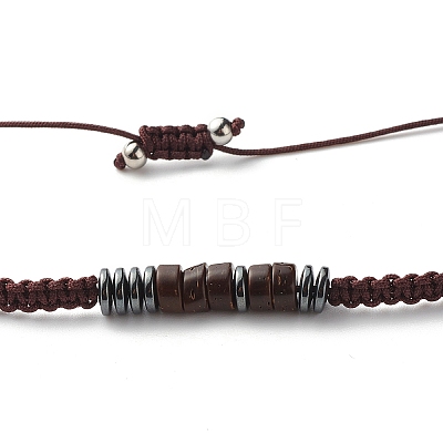 Hope Morse Code Stretch Bracelets Set BJEW-JB07352-05-1