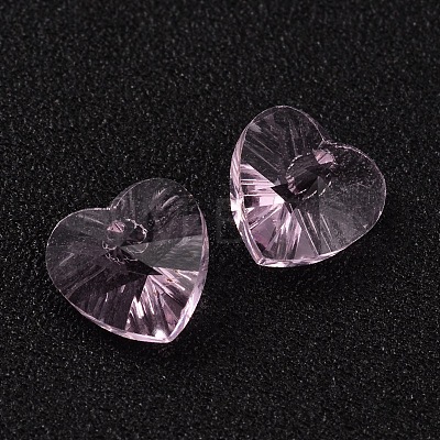 Romantic Valentines Ideas Glass Charms G030V14mm-02-1