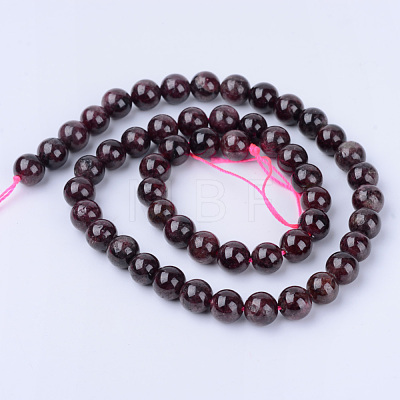 Natural Garnet Beads Strands G-Q462-4mm-23-1