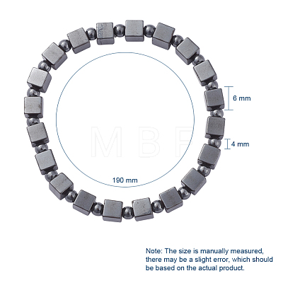 Unisex Stretch Bracelets BJEW-JB04845-03-1