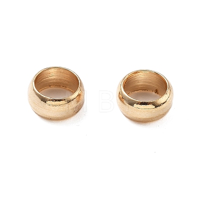 Brass Crimp Beads KK-S509-01KCG-03-1