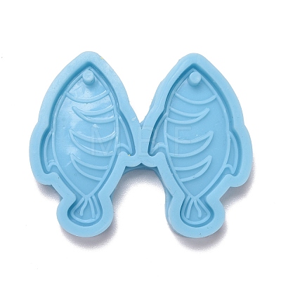 Fish Shape Pendant Silicone Molds DIY-M034-07-1