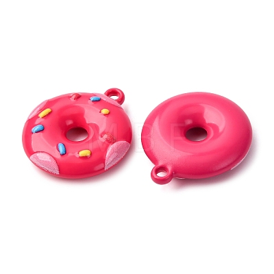 Baking Paint Alloy Pendants FIND-G097-05B-1