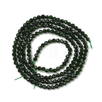 Synthetic Green Goldstone Beads Strands G-G189-D19-01-1