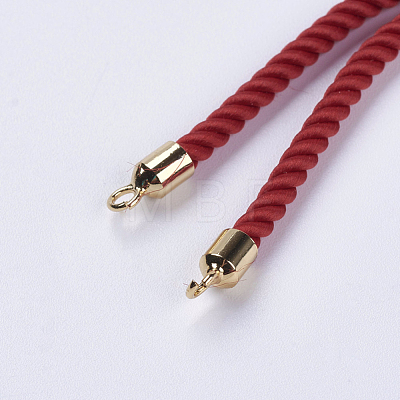Nylon Twisted Cord Bracelet Making MAK-F018-01G-RS-1